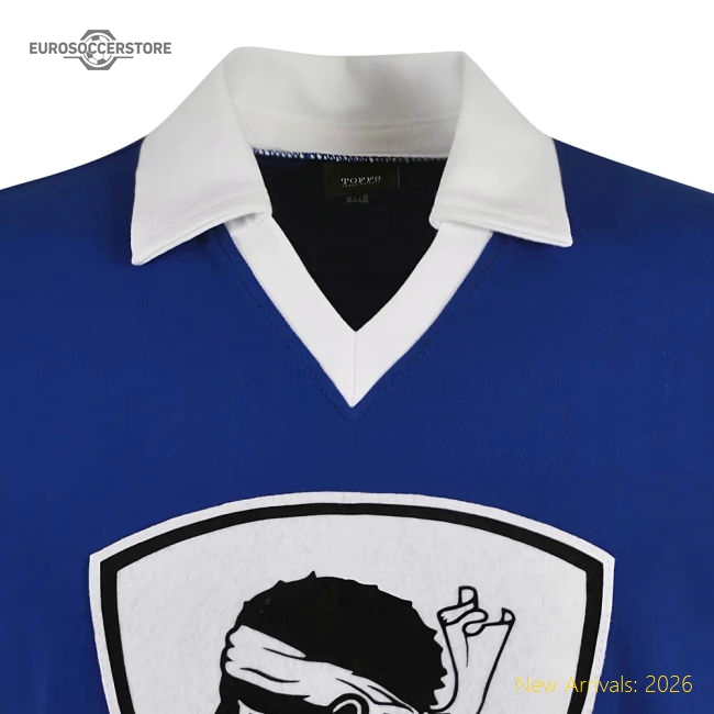 Bastia 1980s Retro Football Shirt-Vantage Point Soccer